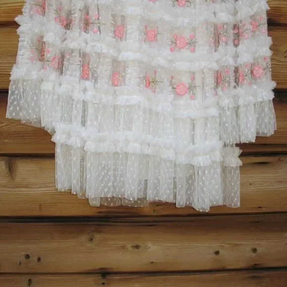 Mac Duggal 8031 Embroidered Flare Sleeve Embroidered Mini Dress - Picture 10 of 14